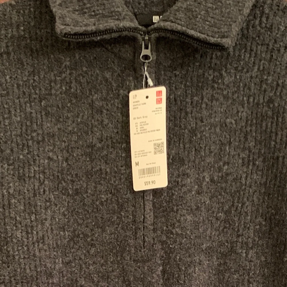 Uniqlo Charcoal Wool Knit Dress - Picture 4 of 4